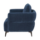 Lively Chenille Upholstered Modern Track Arm Chair Blue 509043 Comming Soon