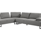 Arden Upholstered Sectional Sofa with Adjustable Back Taupe 508888