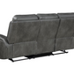 Raelynn 3-piece Upholstered Reclining Sofa Set Grey 603191-S3