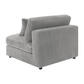 Blaine Upholstered Armless Chair Fog 509997