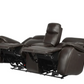 Harvey Leather Power Reclining Loveseat with Power Headrests