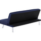 Joel Upholstered Tufted Convertible Sofa Bed Blue 360282