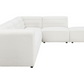 Sunny 6-piece Upholstered Modular Sectional Sofa Natural	551621-SET