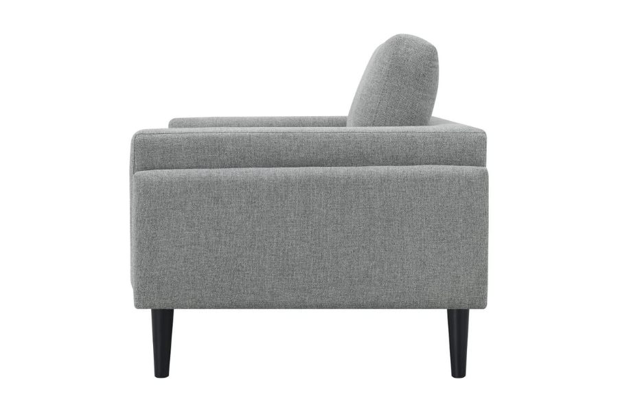 Rilynn Upholstered Track Arm Accent Chair Grey 509526