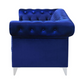 Bleker Upholstered Tuxedo Arm Tufted Loveseat Blue 509482