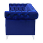 Bleker Upholstered Tuxedo Arm Tufted Sofa Blue 509481