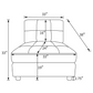 Sofá modular seccional tapizado de 7 piezas Claude Dove 551004-SETA 