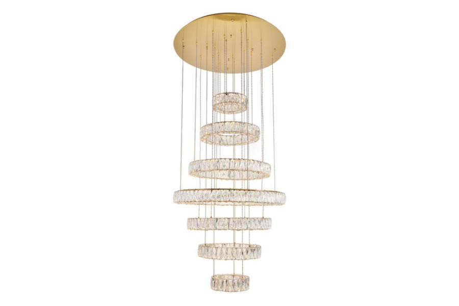 Monroe 34.00 inch Chandelier 3503G34BK