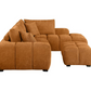 Camacho Upholstered Sectional Sofa with Ottoman Set Orange 503975-SET Comming Soon