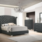 Melody 6-drawer Upholstered Dresser with Mirror Grey 223383M Comming Soon