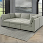 Thomasville Tisdale Fabric Sectional with Storage Ottoman