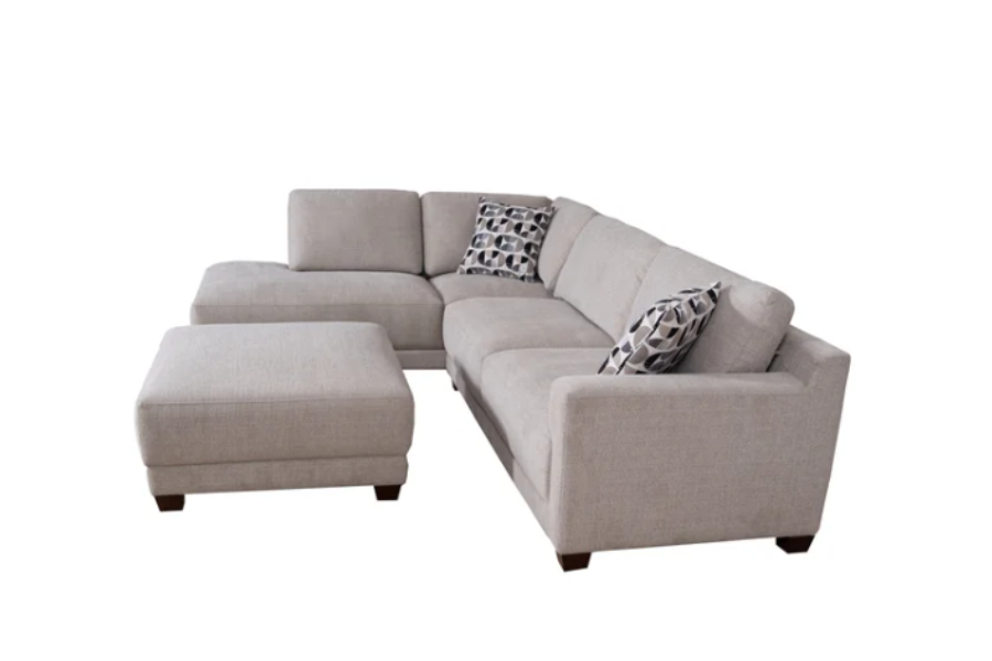 Raylin Fabric Sectional Floor Model