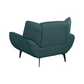 Acton Upholstered Flared Arm Accent Chair Teal Blue 511163