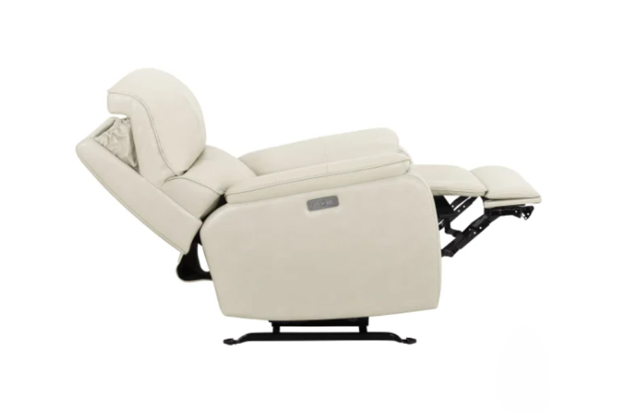 Barcalounger Columbia Leather Power Recliner with Power Headrest