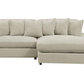 Blaine Upholstered Reversible Chaise Sectional Sofa Sand 509899