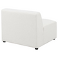 Freddie Upholstered Tight Back Armless Chair Pearl 551641