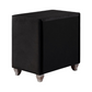 Deanna Upholstered 2-drawer Nightstand Black 206102