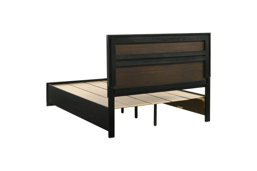 Miranda 51-inch Wood Queen Storage Panel Bed Black 206361Q Comming Soon