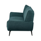 Acton Upholstered Flared Arm Loveseat Teal Blue	511162