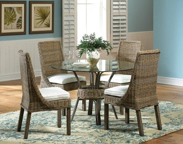 Exuma 6 PC Dining Set w/beige cushions SKU: 6 PCPJS-3001-DIN