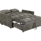 Sofá cama convertible tapizado Cotswold gris oscuro 508308 disponible próximamente 