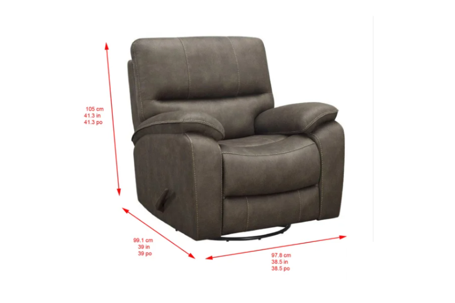 Barcalounger Henley Fabric Swivel Glider Recliner