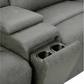 Sweeney 6-piece Fabric Power Reclining Sectional with Power Headrests