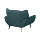 Acton Upholstered Flared Arm Accent Chair Teal Blue 511163