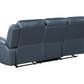 Sloane 2-piece Upholstered Reclining Sofa Set Blue 610271-S2