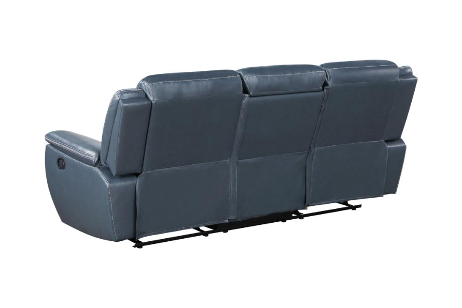 Conjunto de sofá reclinable tapizado de 2 piezas Sloane azul 610271-S2 