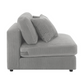 Blaine Upholstered Armless Chair Fog 509997