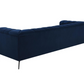 Chalet Upholstered Tuxedo Arm Tufted Sofa Blue 509211