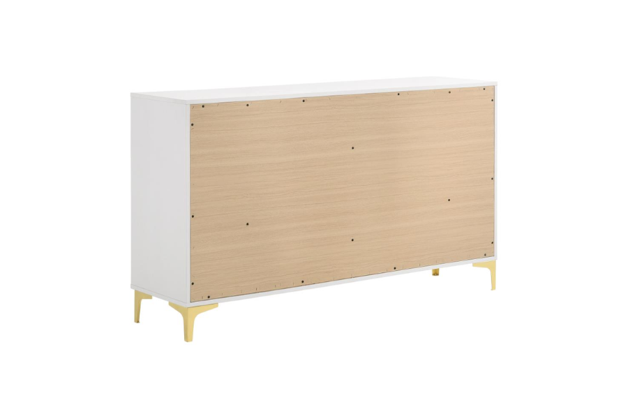 Kendall 6-drawer Dresser White 224403