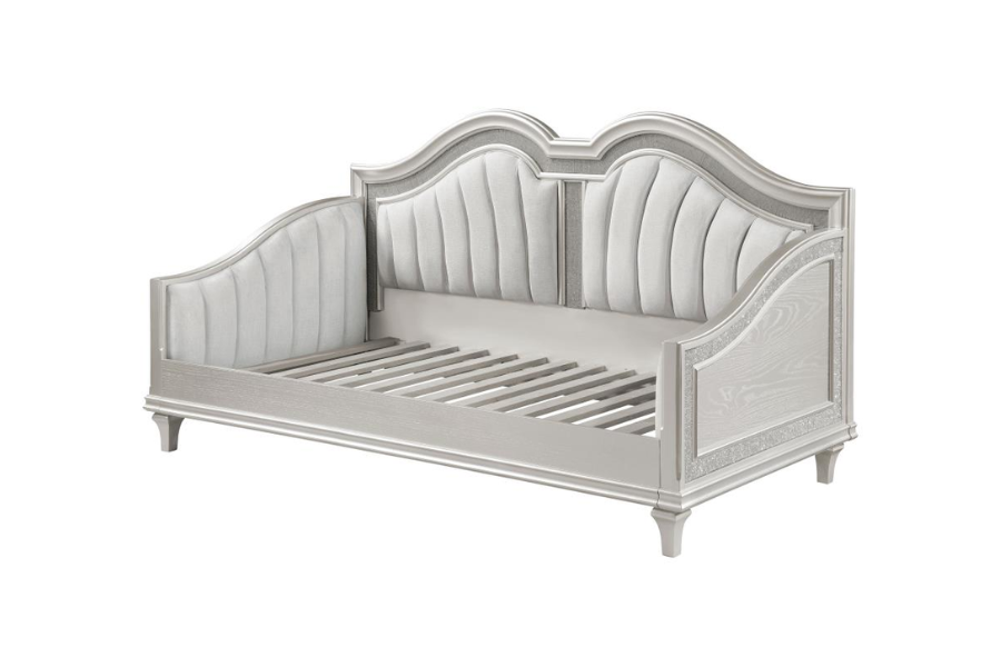 Evangeline Upholstered Twin Daybed Silver Oak 360121