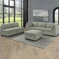 Thomasville Tisdale Fabric Sectional with Storage Ottoman