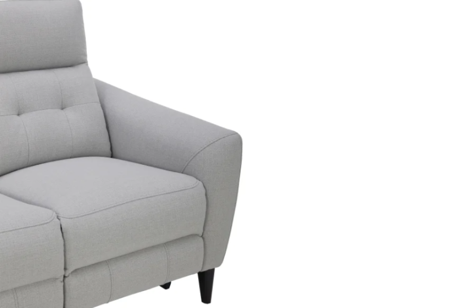 Loveseat eléctrico de tela Alpendale con reposacabezas eléctricos