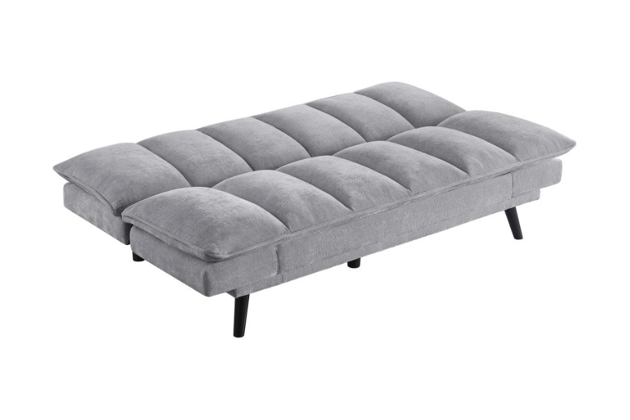 Laredo Upholstered Tufted Convertible Sofa Bed Grey 360018