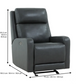 Arnie Leather Power Glider Recliner