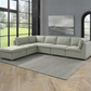 Thomasville Tisdale Fabric Sectional with Storage Ottoman