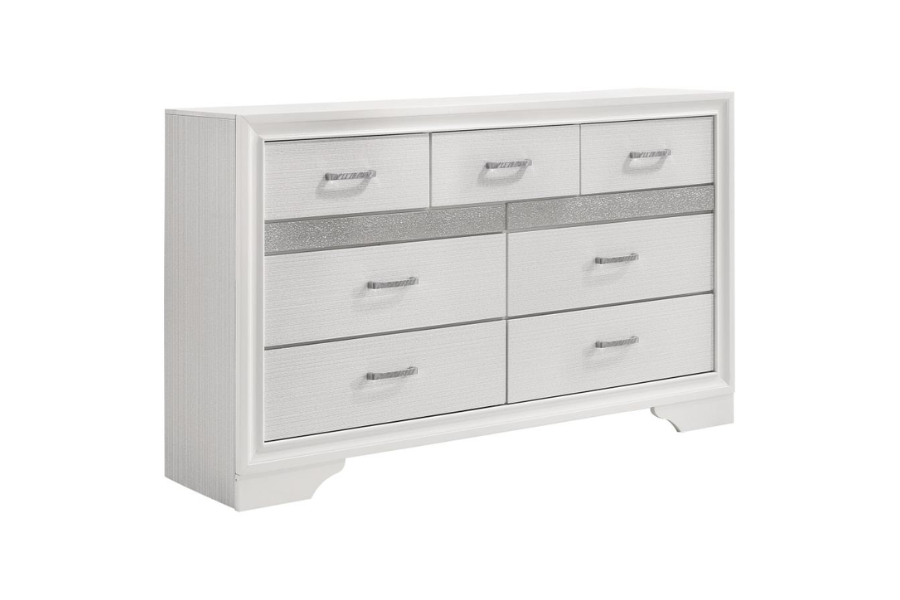 Miranda 4-piece Full Bedroom Set White	205111F-S4