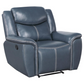 Sloane 3-piece Upholstered Reclining Sofa Set Blue 610271-S3