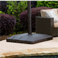 Sombrilla solar cuadrada con luz LED de 10 pies Seasons Sentry