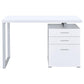 Brennan 3-drawer Office Desk White 800325