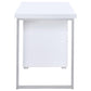 Brennan 3-drawer Office Desk White 800325