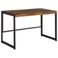 Estrella Writing Desk Antique Nutmeg and Gunmetal 800655