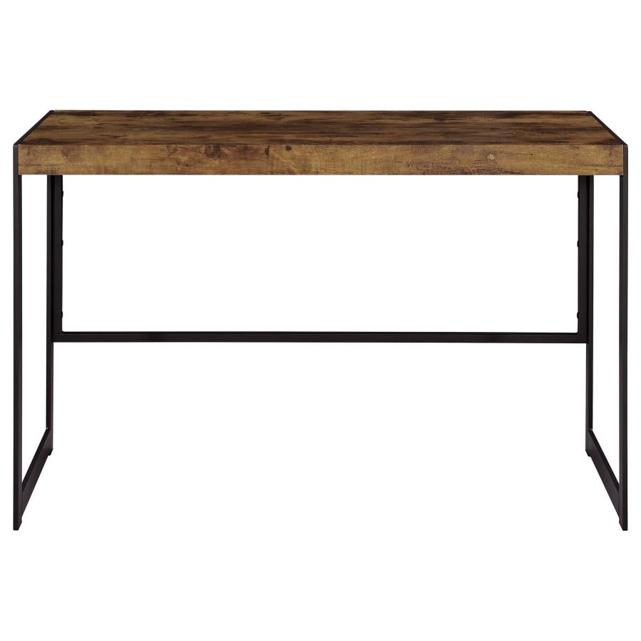 Estrella Writing Desk Antique Nutmeg and Gunmetal 800655