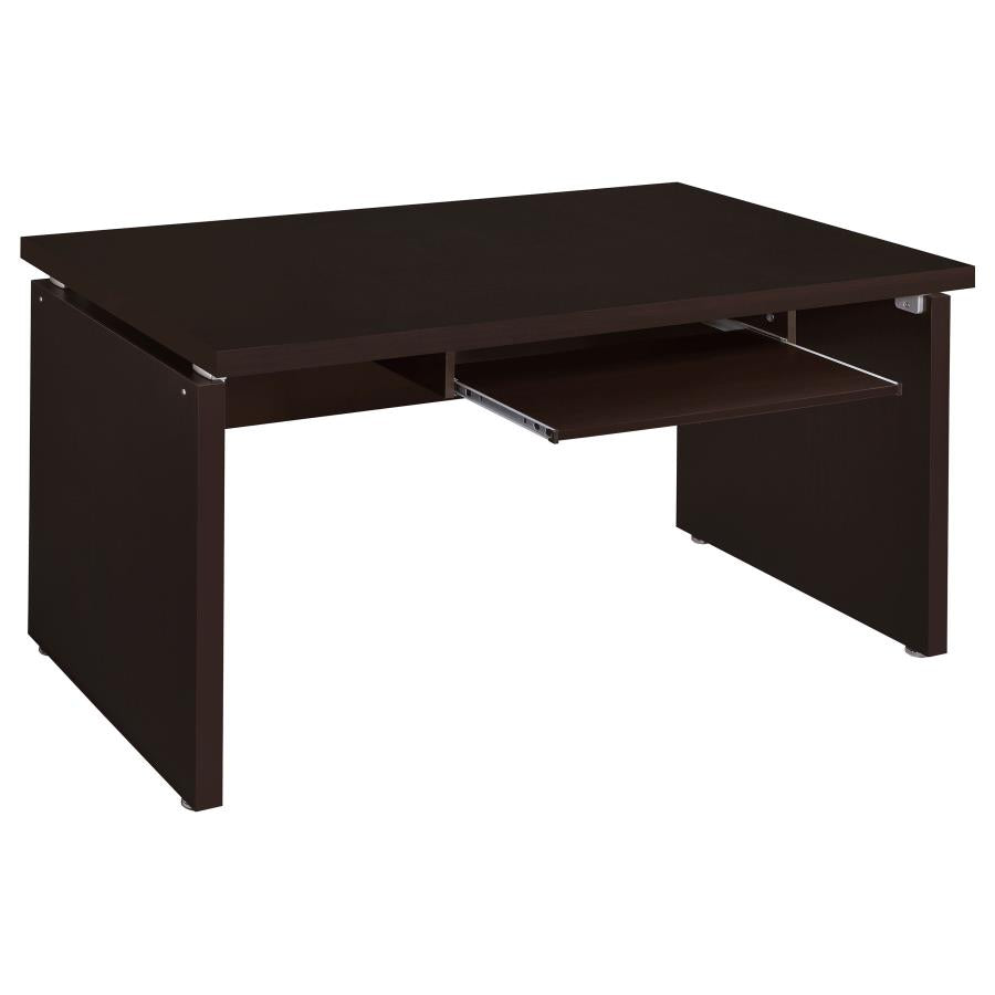 Skylar Engineered Wood L-Shape Computer Desk Cappuccino  800891L