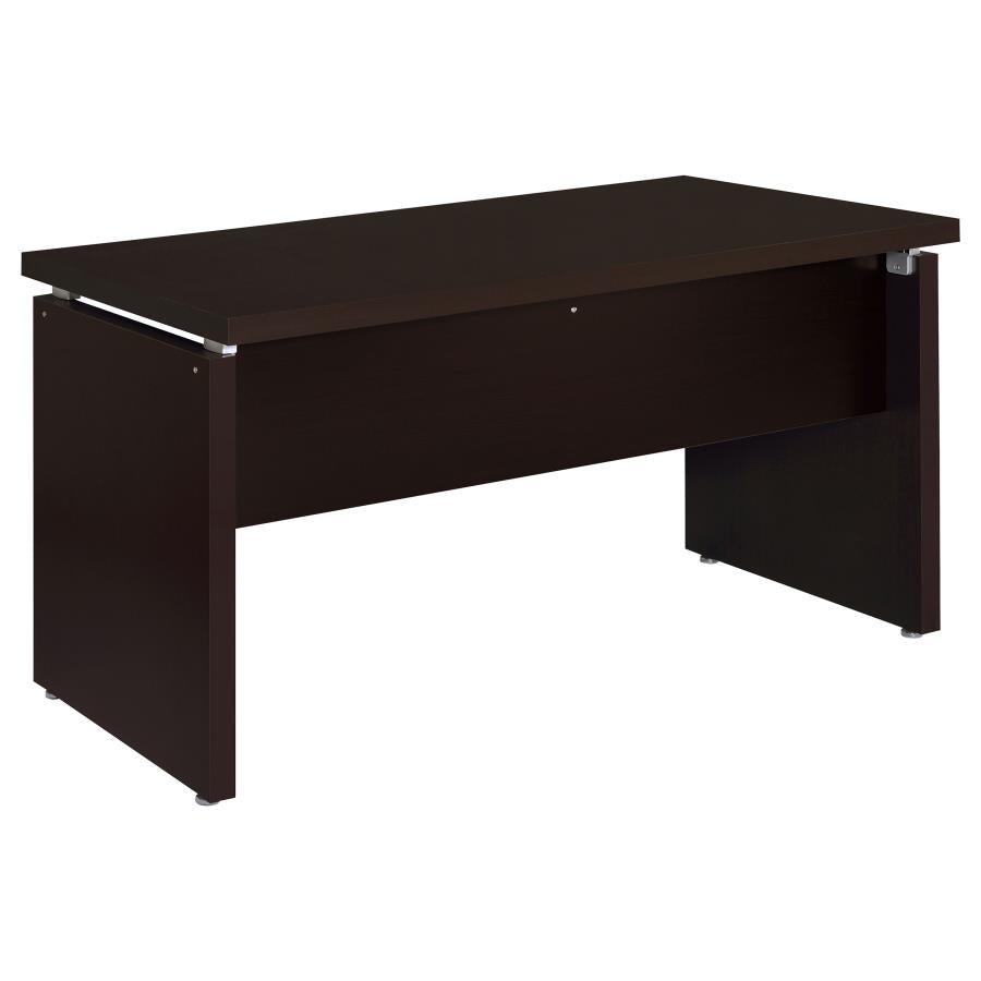 Skylar Engineered Wood L-Shape Computer Desk Cappuccino  800891L