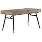 Rafael 1-drawer Writing Desk Rustic Driftwood 801935