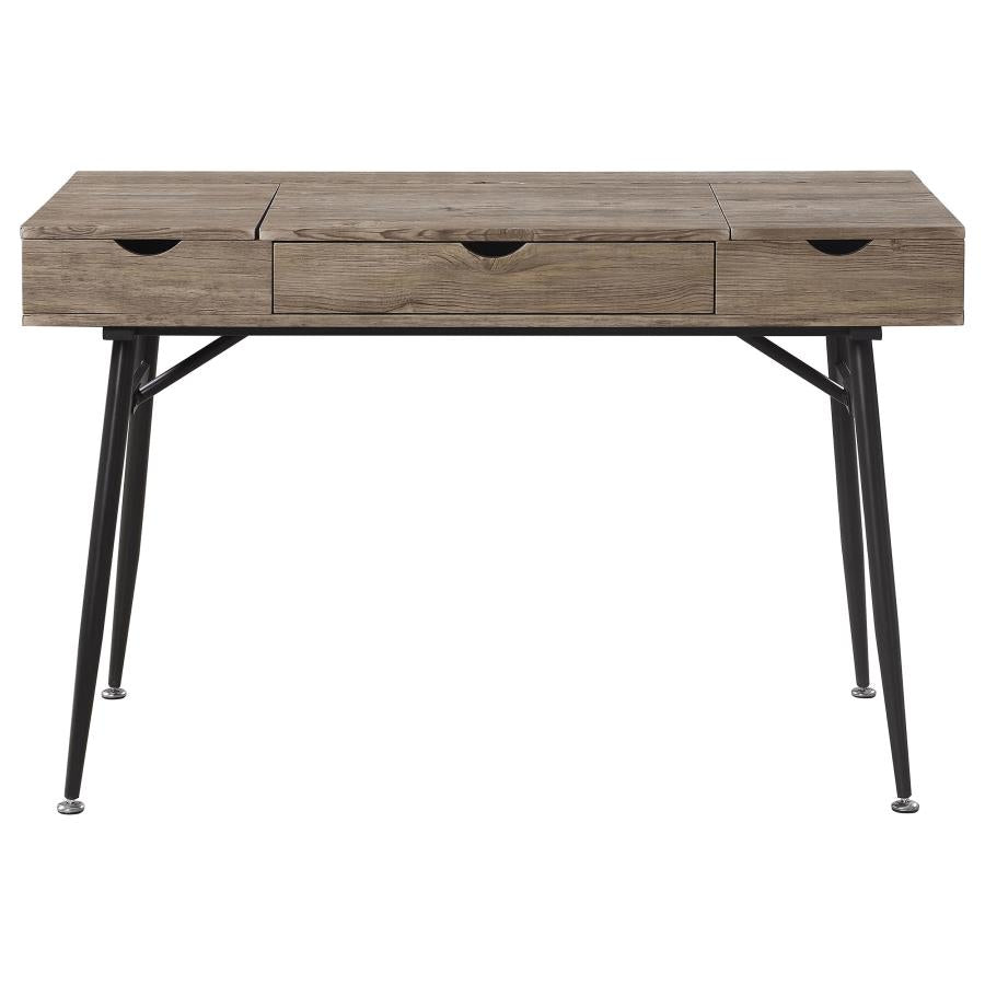 Rafael 1-drawer Writing Desk Rustic Driftwood 801935